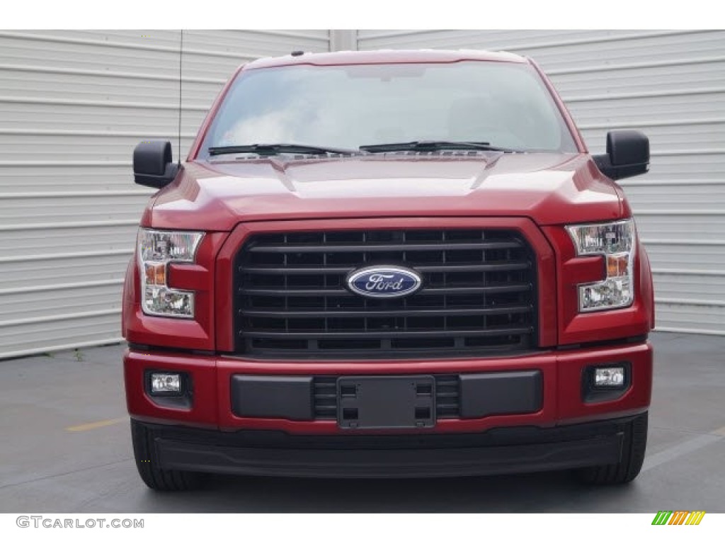 2017 F150 XLT SuperCrew - Ruby Red / Black photo #2