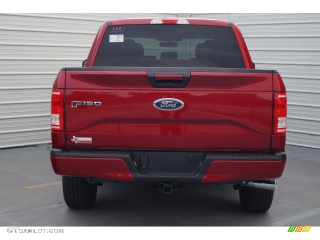 2017 F150 XLT SuperCrew - Ruby Red / Black photo #5