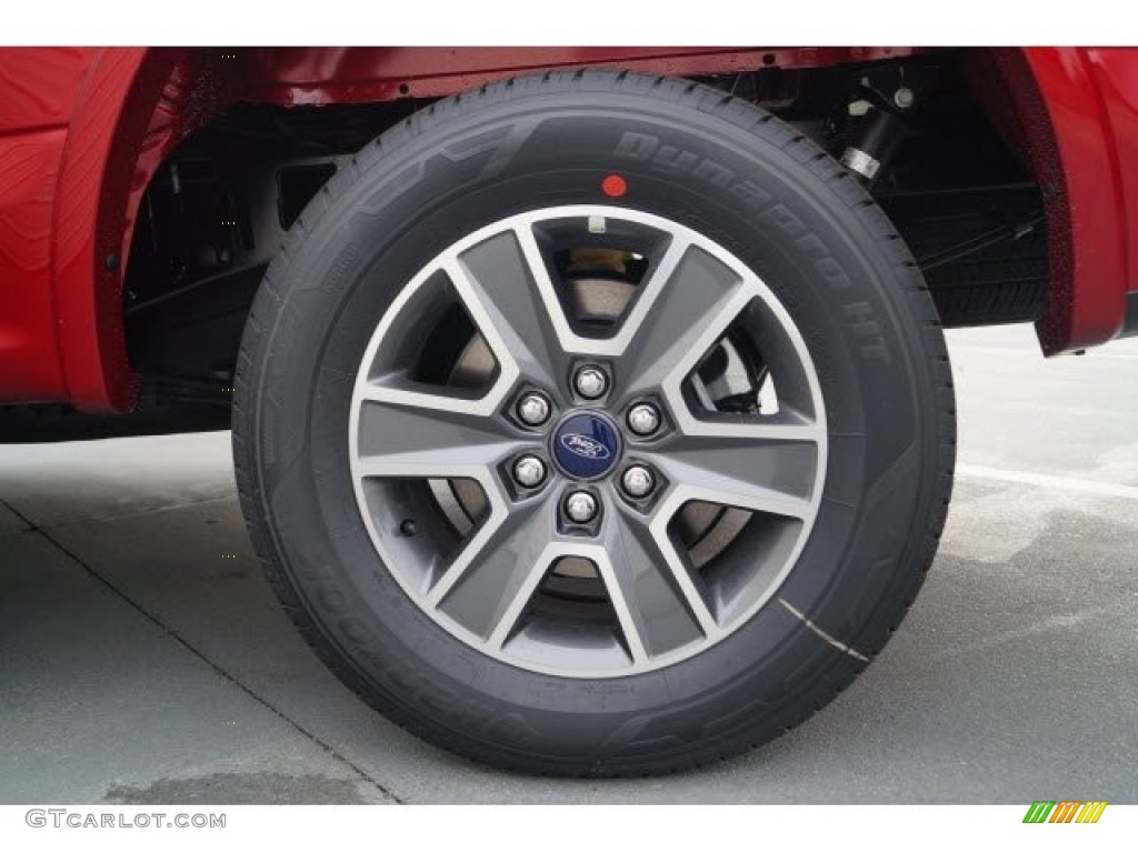 2017 F150 XLT SuperCrew - Ruby Red / Black photo #10