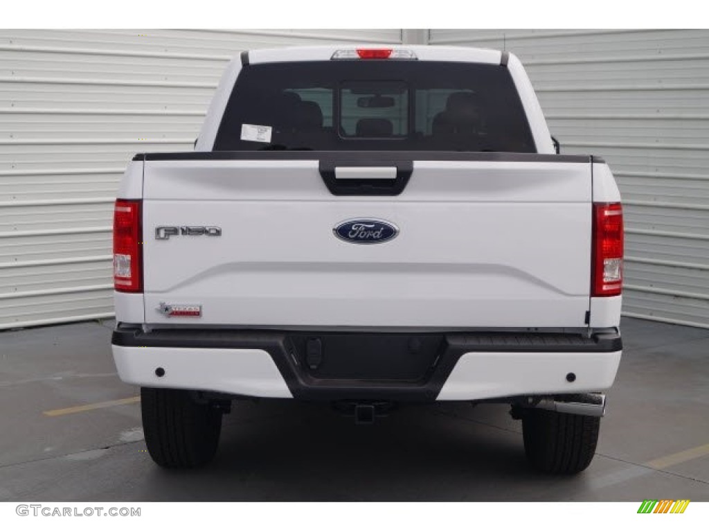 2017 F150 XLT SuperCrew 4x4 - Oxford White / Black photo #5