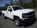 2017 Summit White Chevrolet Silverado 1500 WT Regular Cab 4x4  photo #10