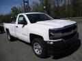 Summit White - Silverado 1500 WT Regular Cab 4x4 Photo No. 10