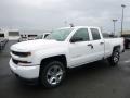 2017 Summit White Chevrolet Silverado 1500 Custom Double Cab 4x4  photo #1