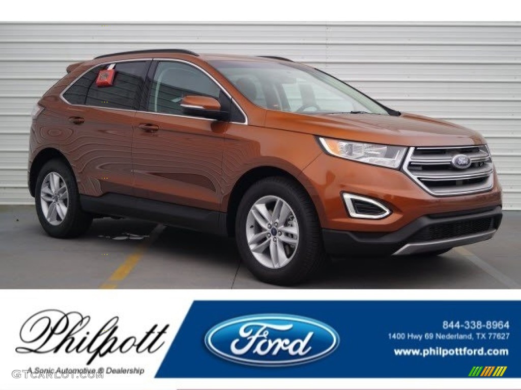 2017 Edge SEL AWD - Canyon Ridge Metallic / Ebony photo #1