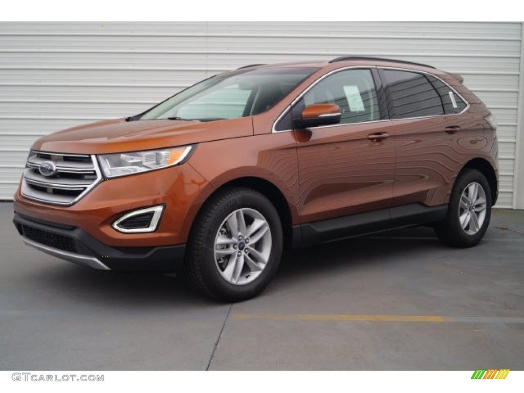2017 Edge SEL AWD - Canyon Ridge Metallic / Ebony photo #3