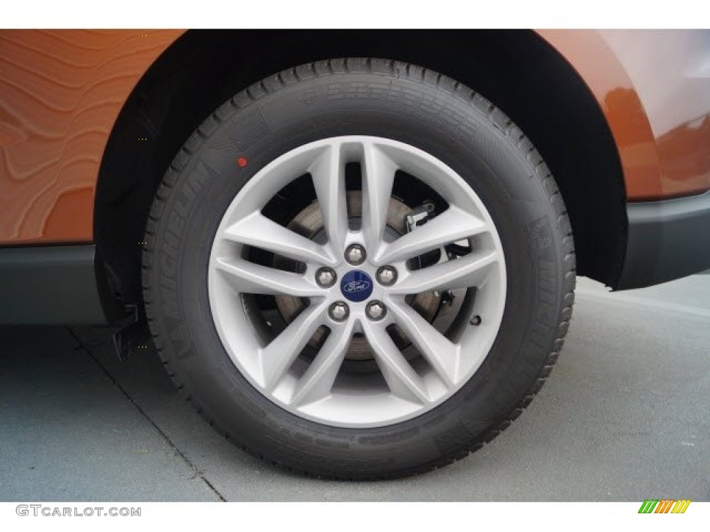 2017 Edge SEL AWD - Canyon Ridge Metallic / Ebony photo #8
