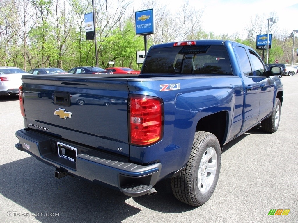 2017 Silverado 1500 LT Double Cab 4x4 - Deep Ocean Blue Metallic / Jet Black photo #6