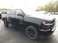 2017 Black Chevrolet Silverado 1500 Custom Double Cab 4x4  photo #7