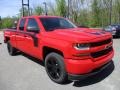 2017 Red Hot Chevrolet Silverado 1500 Custom Double Cab 4x4  photo #9