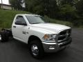 2017 Bright White Ram 3500 Tradesman Regular Cab 4x4 Chassis  photo #4