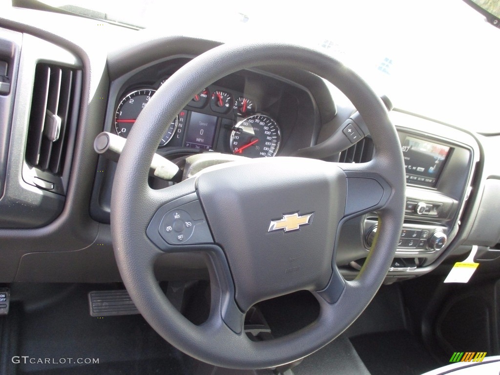 2017 Silverado 1500 WT Regular Cab 4x4 - Black / Dark Ash/Jet Black photo #16