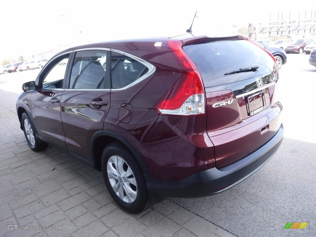 2014 CR-V EX AWD - Basque Red Pearl II / Gray photo #5