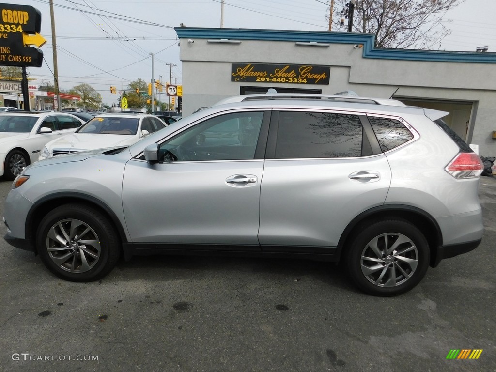 2014 Rogue SL AWD - Brilliant Silver / Charcoal photo #8