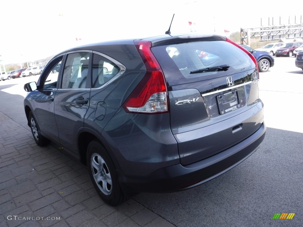 2013 CR-V LX AWD - Polished Metal Metallic / Gray photo #6