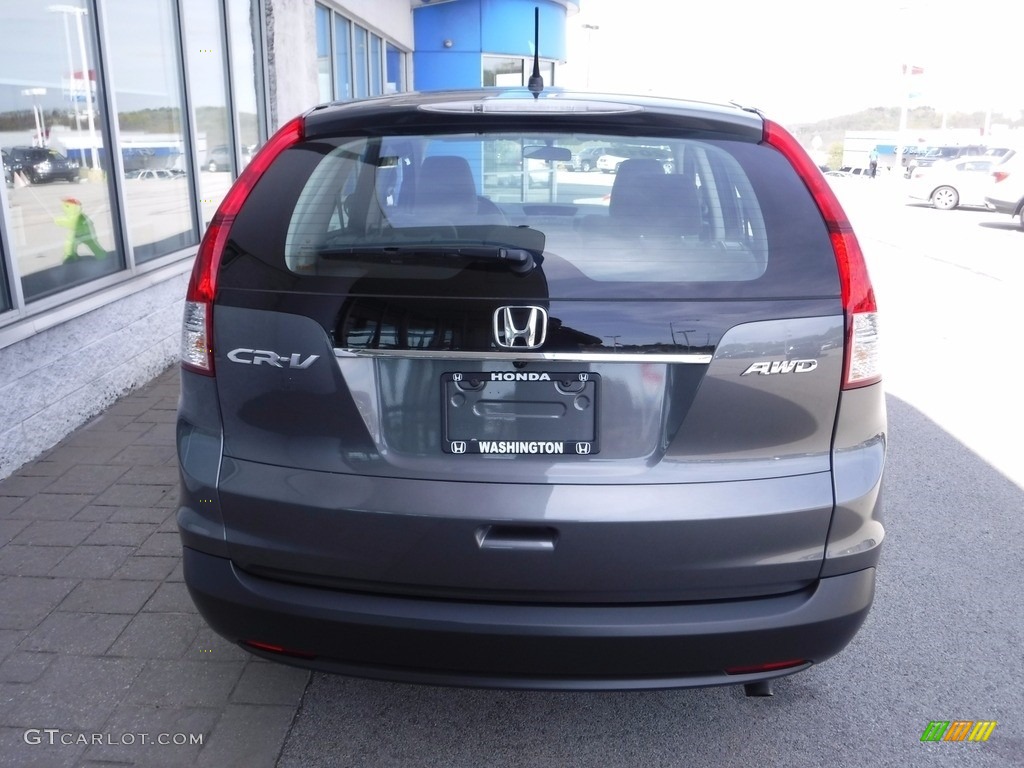 2013 CR-V LX AWD - Polished Metal Metallic / Gray photo #7