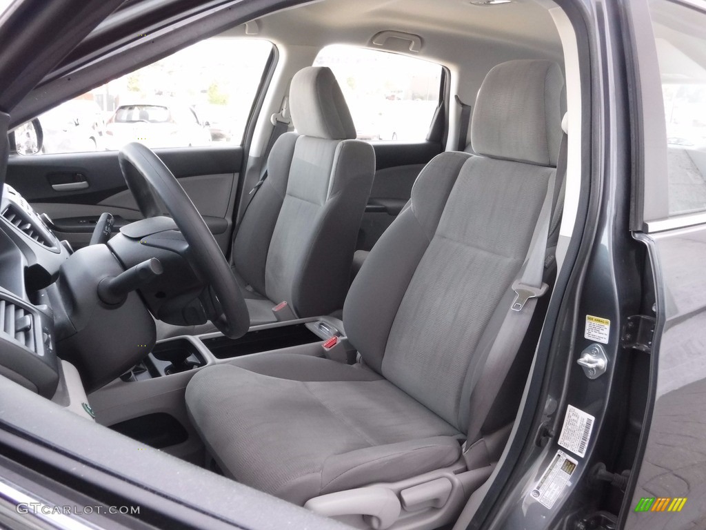 2013 CR-V LX AWD - Polished Metal Metallic / Gray photo #11