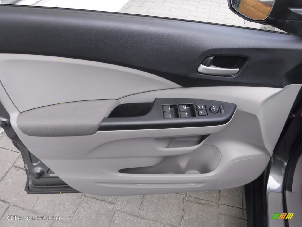 2013 CR-V LX AWD - Polished Metal Metallic / Gray photo #14