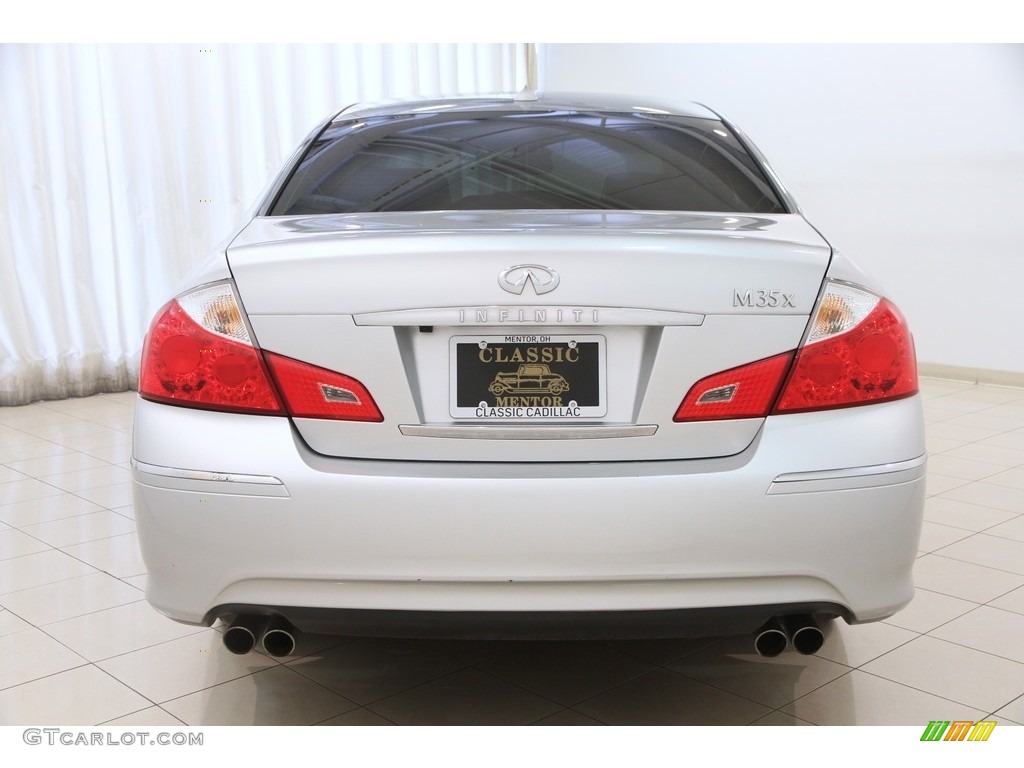 2008 M 35x AWD Sedan - Liquid Platinum Metallic / Graphite photo #28