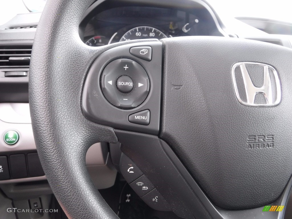 2013 CR-V LX AWD - Polished Metal Metallic / Gray photo #18