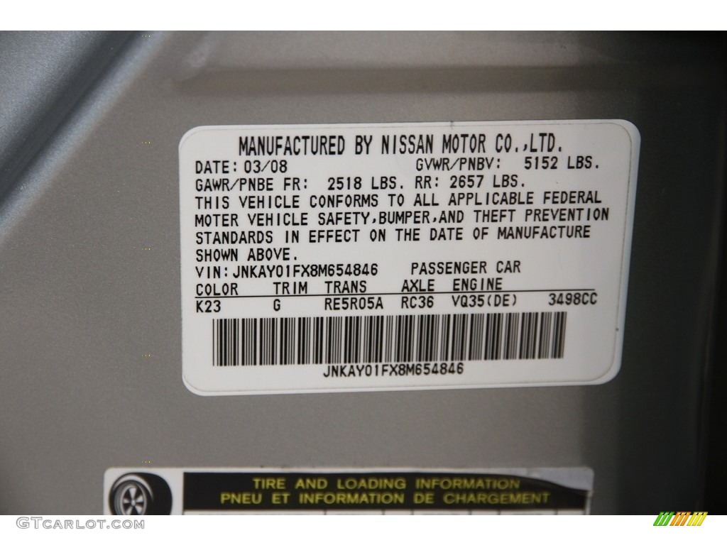 2008 M 35x AWD Sedan - Liquid Platinum Metallic / Graphite photo #31
