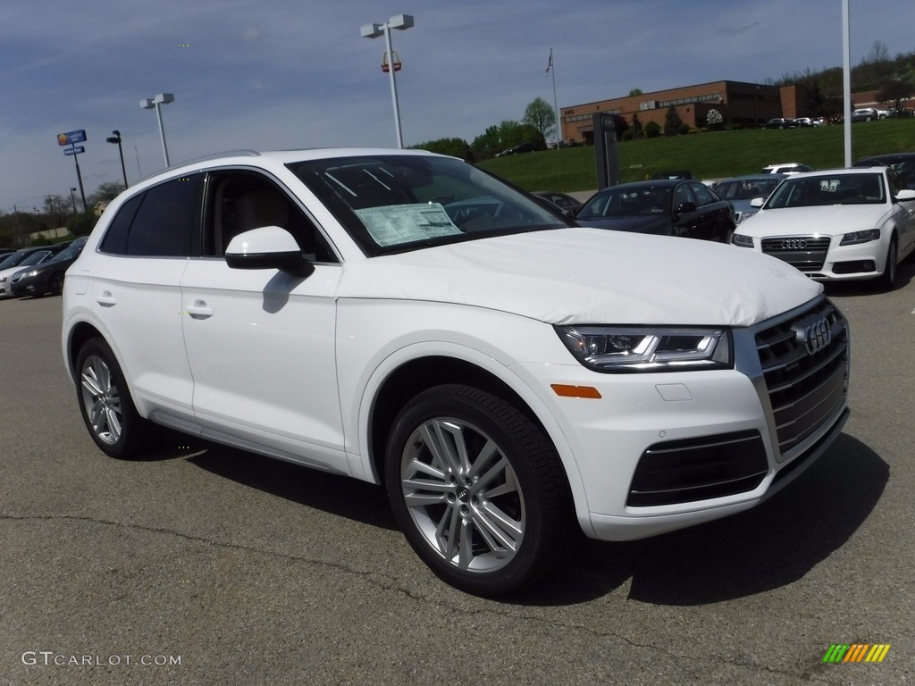 Ibis White 2018 Audi Q5 2.0 TFSI Premium Plus quattro Exterior Photo #120141710