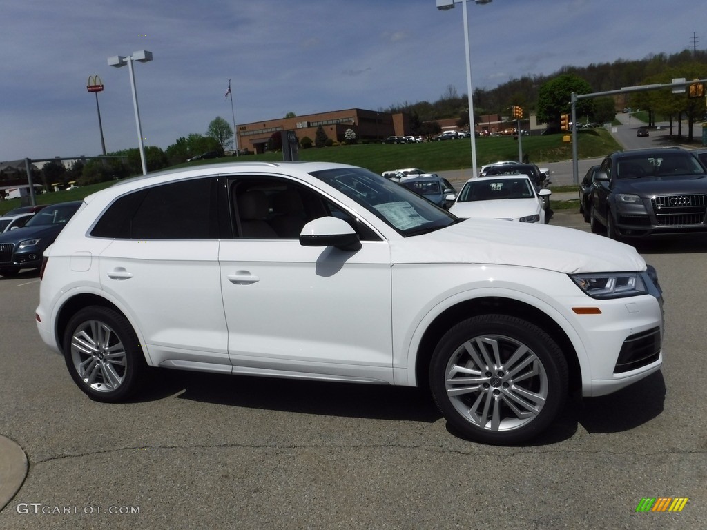 Ibis White 2018 Audi Q5 2.0 TFSI Premium Plus quattro Exterior Photo #120141737