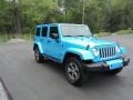 2017 Chief Blue Jeep Wrangler Unlimited Sahara 4x4  photo #4