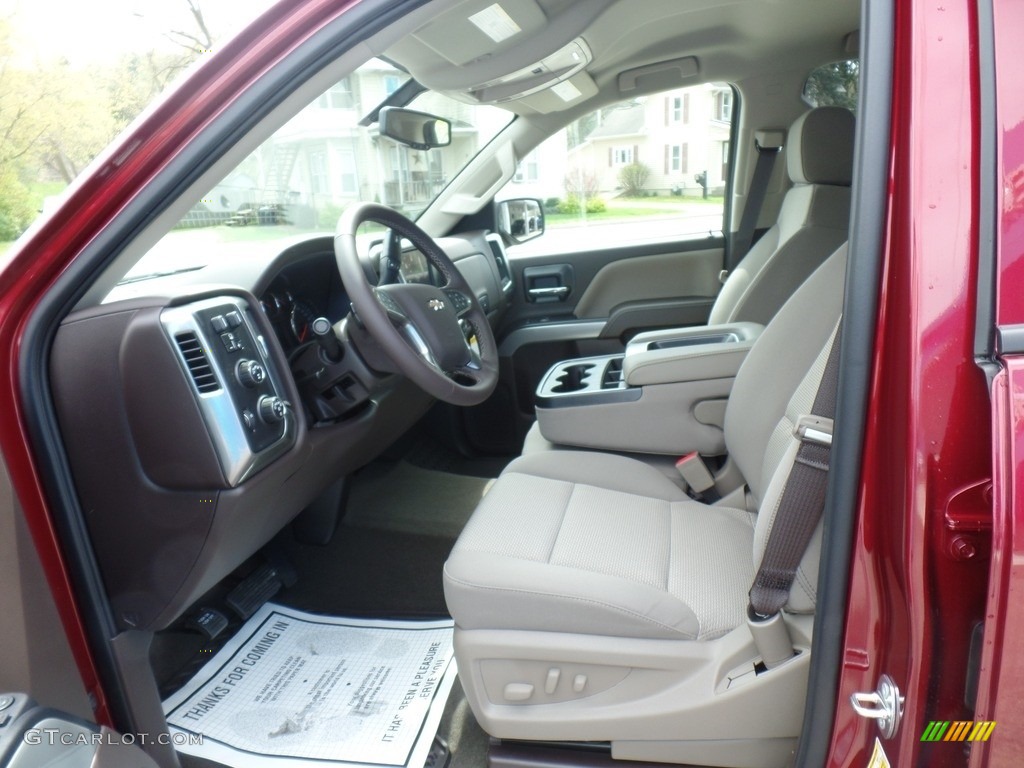 Cocoa/­Dune Interior 2017 Chevrolet Silverado 1500 LT Double Cab 4x4 Photo #120142979