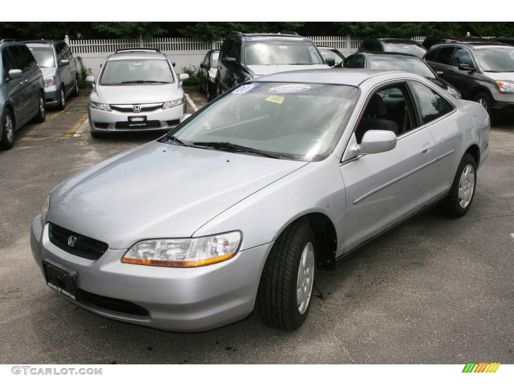 2000 Accord LX V6 Coupe - Satin Silver Metallic / Quartz photo #1