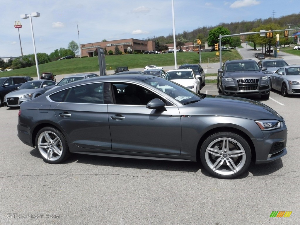 Monsoon Gray Metallic 2018 Audi A5 Sportback Premium Plus quattro Exterior Photo #120144143