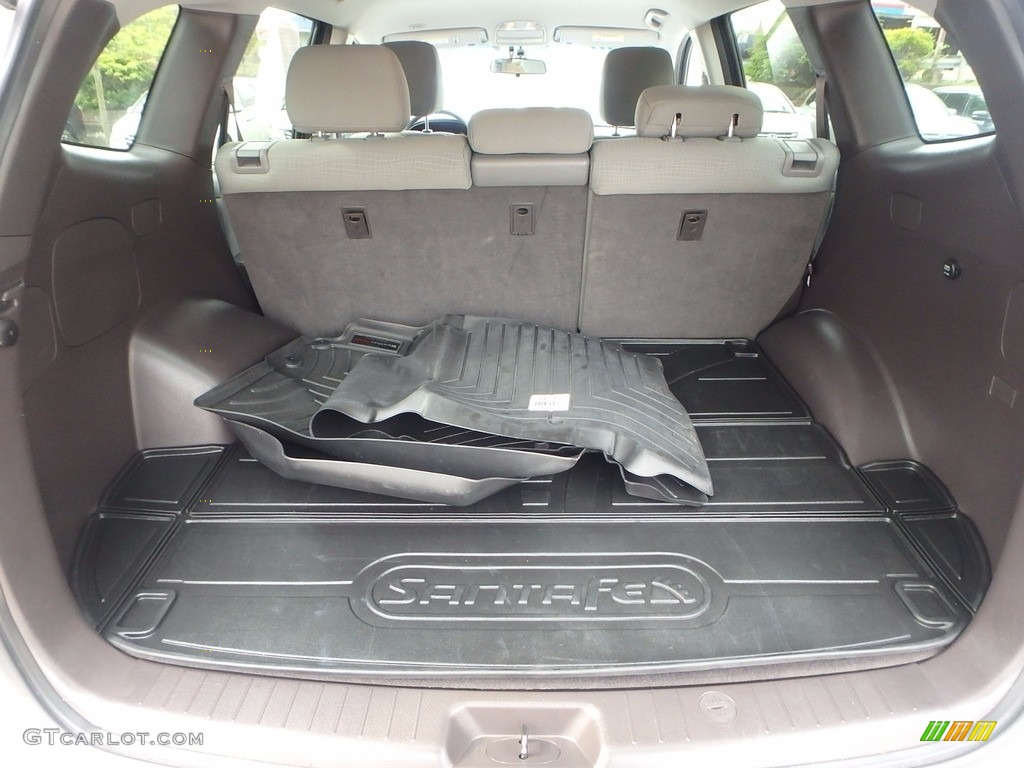 2010 Santa Fe GLS 4WD - Pearl White / Gray photo #5