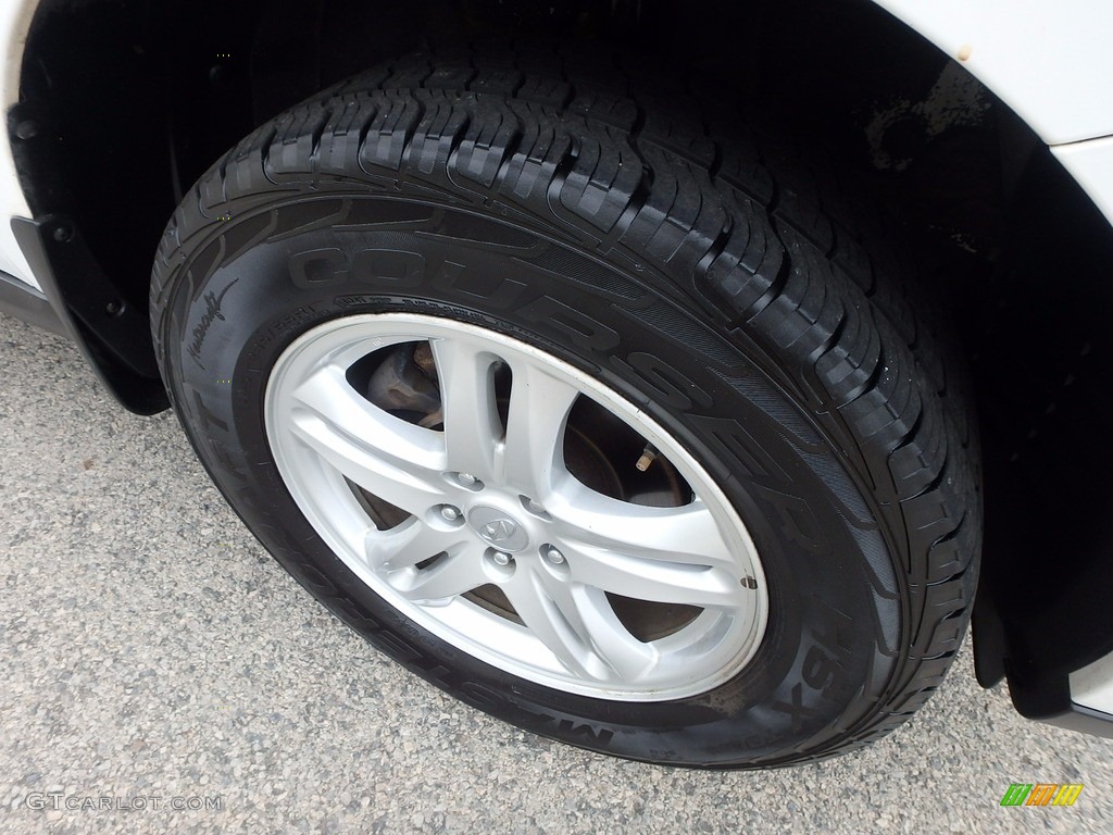 2010 Santa Fe GLS 4WD - Pearl White / Gray photo #10