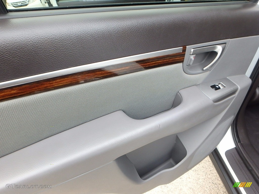2010 Santa Fe GLS 4WD - Pearl White / Gray photo #19