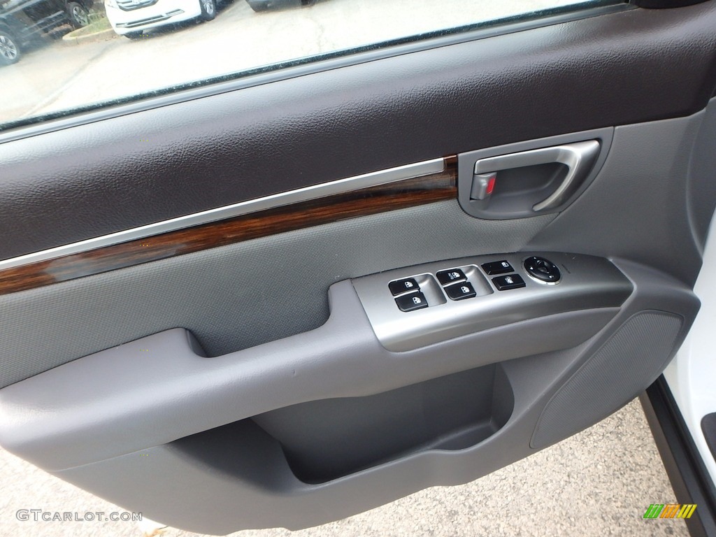 2010 Santa Fe GLS 4WD - Pearl White / Gray photo #20