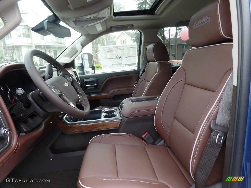 2017 Silverado 2500HD High Country Crew Cab 4x4 - Deep Ocean Blue Metallic / High Country Saddle photo #17