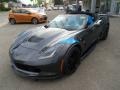 Watkins Glen Gray Metallic 2017 Chevrolet Corvette Grand Sport Coupe Exterior