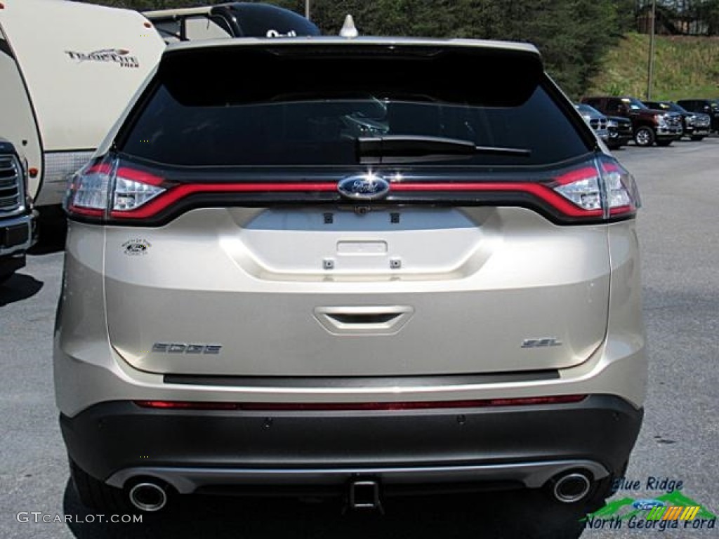 2017 Edge SEL - White Gold Metallic / Dune photo #5