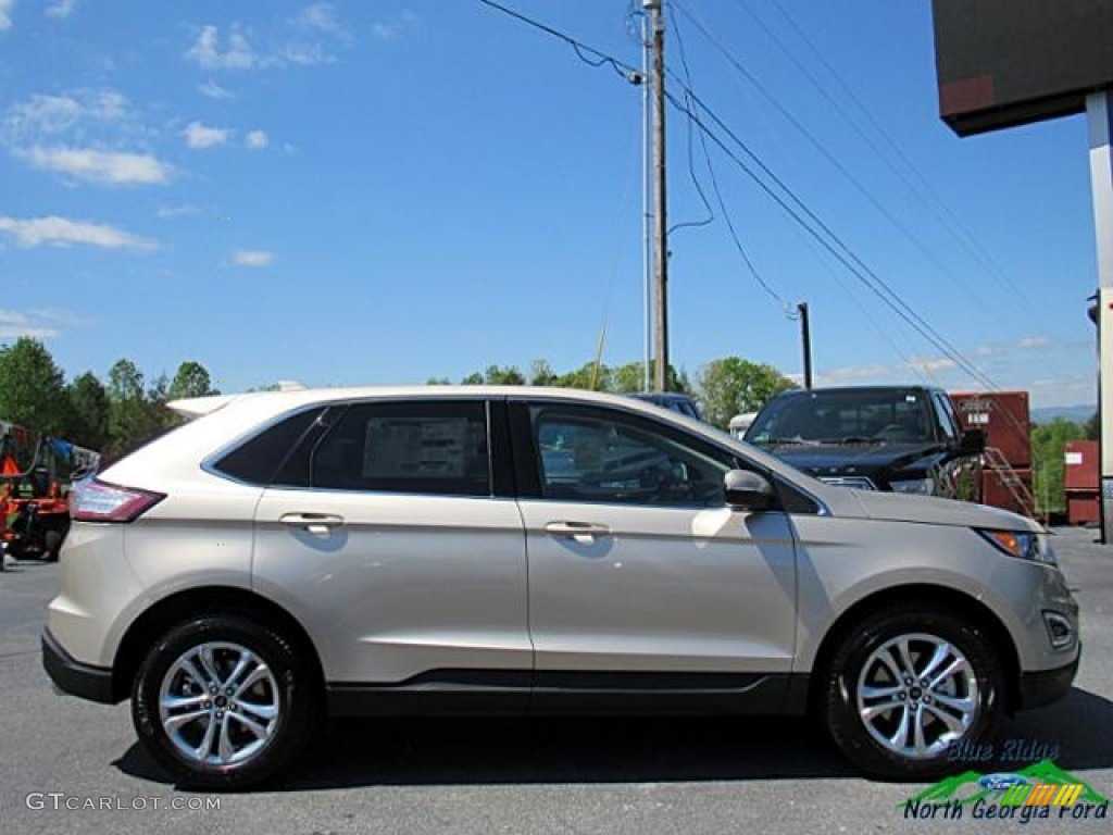 2017 Edge SEL - White Gold Metallic / Dune photo #7