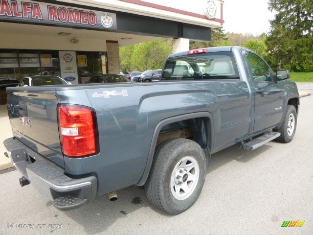 2014 Sierra 1500 Regular Cab 4x4 - Cobalt Blue Metallic / Jet Black/Dark Ash photo #2