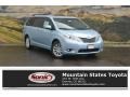 2017 Sky Blue Pearl Toyota Sienna XLE AWD  photo #1