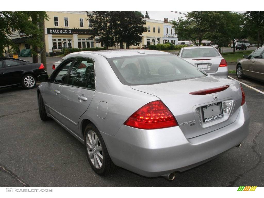 2006 Accord EX-L V6 Sedan - Alabaster Silver Metallic / Black photo #8