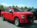 2017 Race Red Ford F150 XL SuperCrew 4x4  photo #7