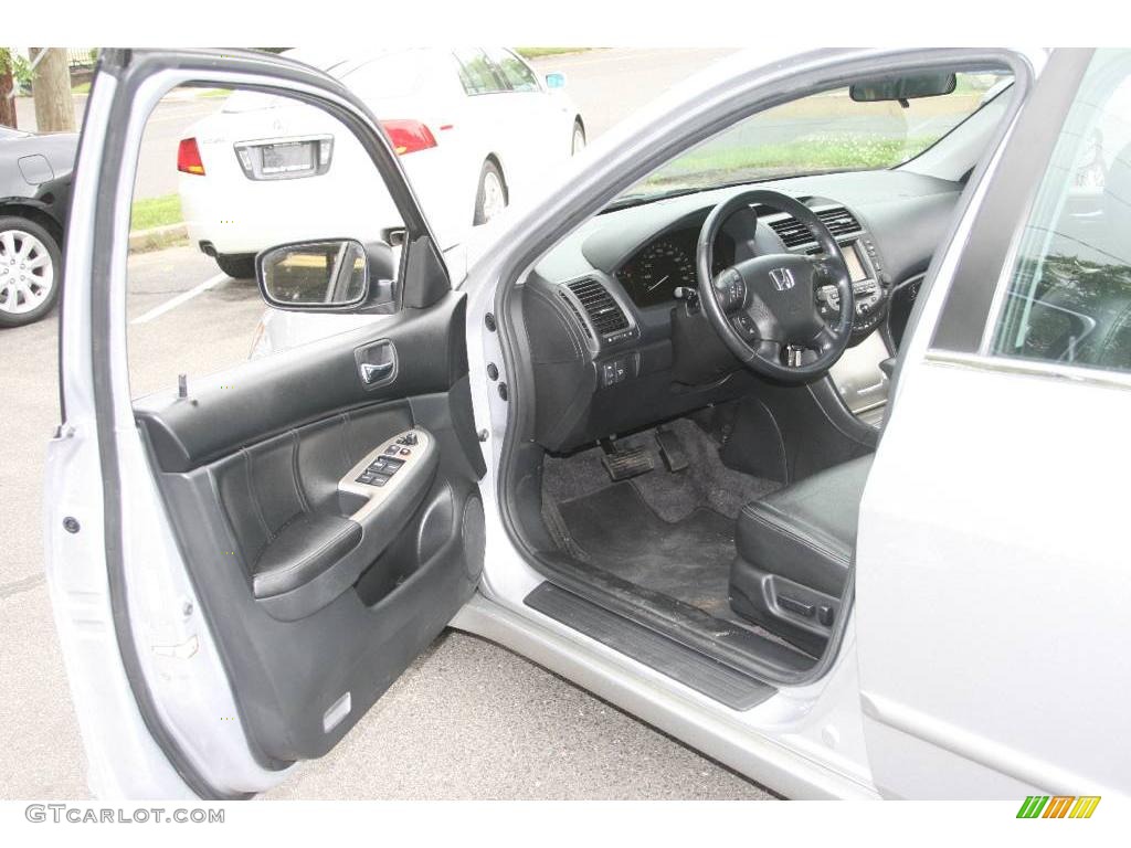 2006 Accord EX-L V6 Sedan - Alabaster Silver Metallic / Black photo #10