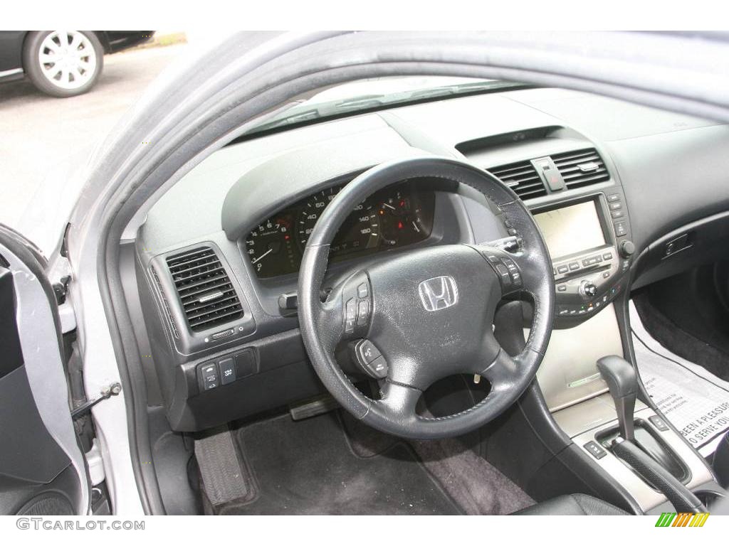 2006 Accord EX-L V6 Sedan - Alabaster Silver Metallic / Black photo #11