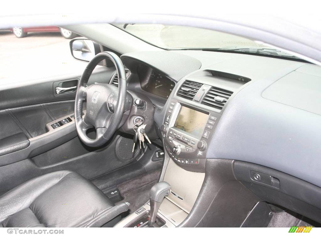 2006 Accord EX-L V6 Sedan - Alabaster Silver Metallic / Black photo #13