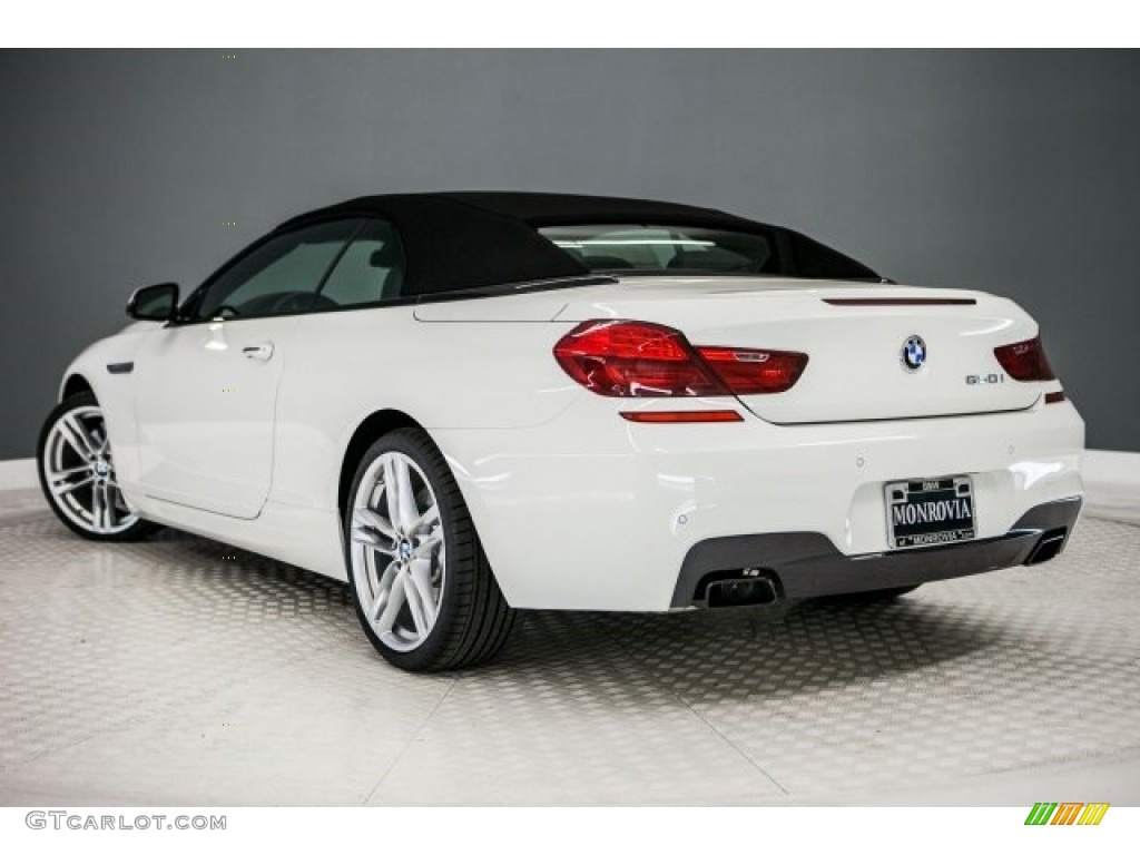 2017 6 Series 650i Convertible - Alpine White / Black photo #3