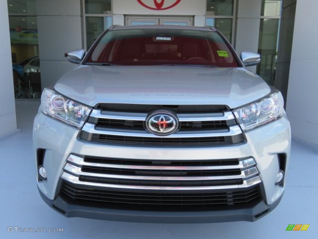 2017 Highlander Limited - Celestial Silver Metallic / Black photo #2