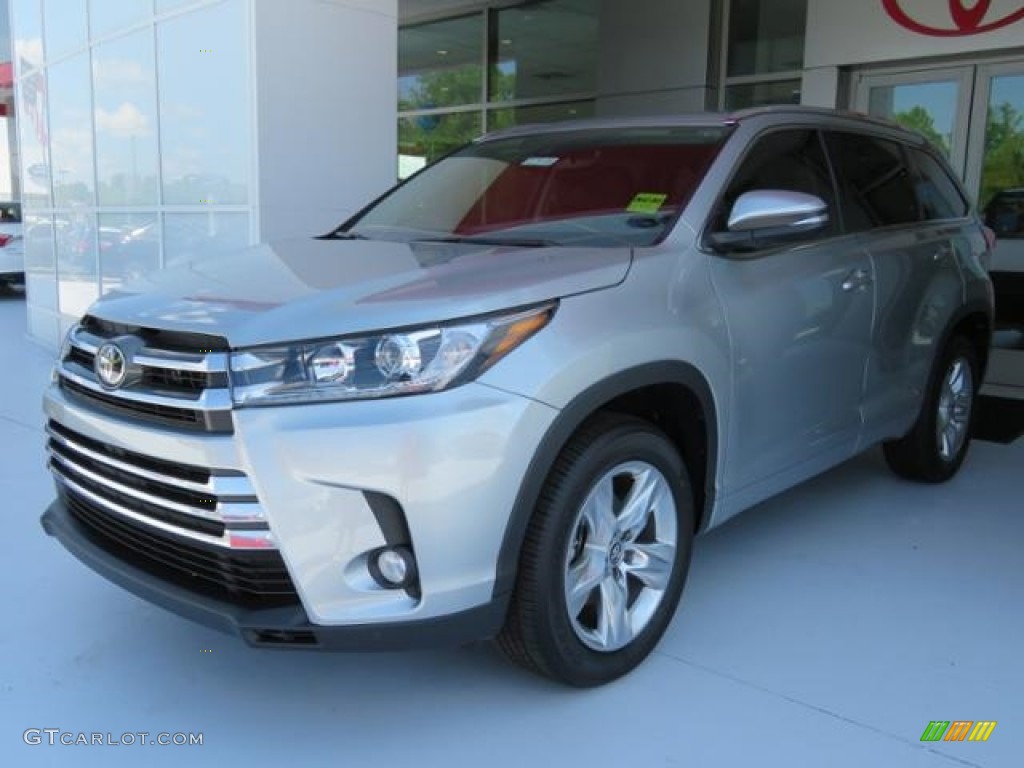 2017 Highlander Limited - Celestial Silver Metallic / Black photo #3