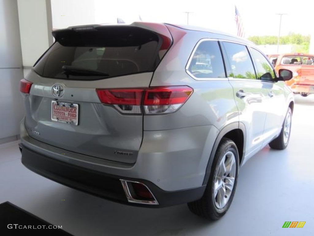 2017 Highlander Limited - Celestial Silver Metallic / Black photo #25