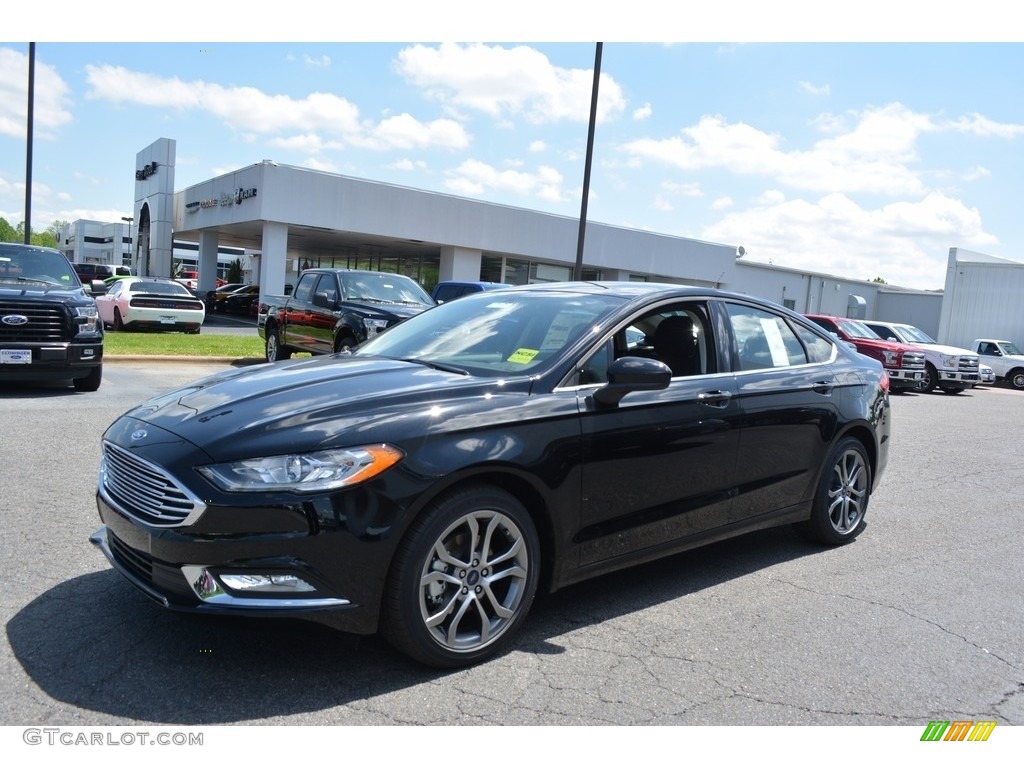 2017 Fusion S - Shadow Black / Ebony photo #3